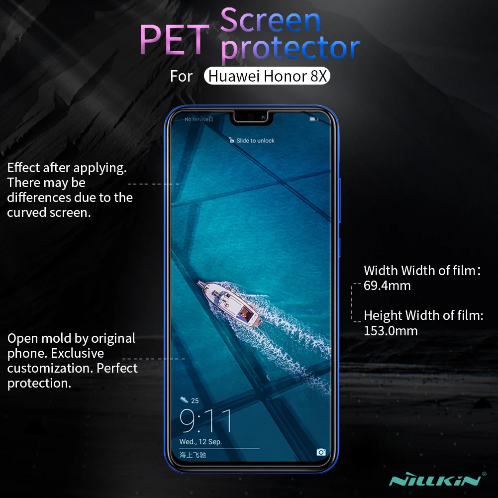 Для Huawei Honor 8X Антибликовая Защитная пленка для экрана матовая защитная против