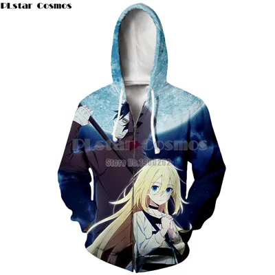 11 PLstar Cosmos бренд Angels of Death Аниме стиль мультфильм печати толстовки мужские женские толстовки на молнии Большие размеры XS-7XL - Цвет: 11