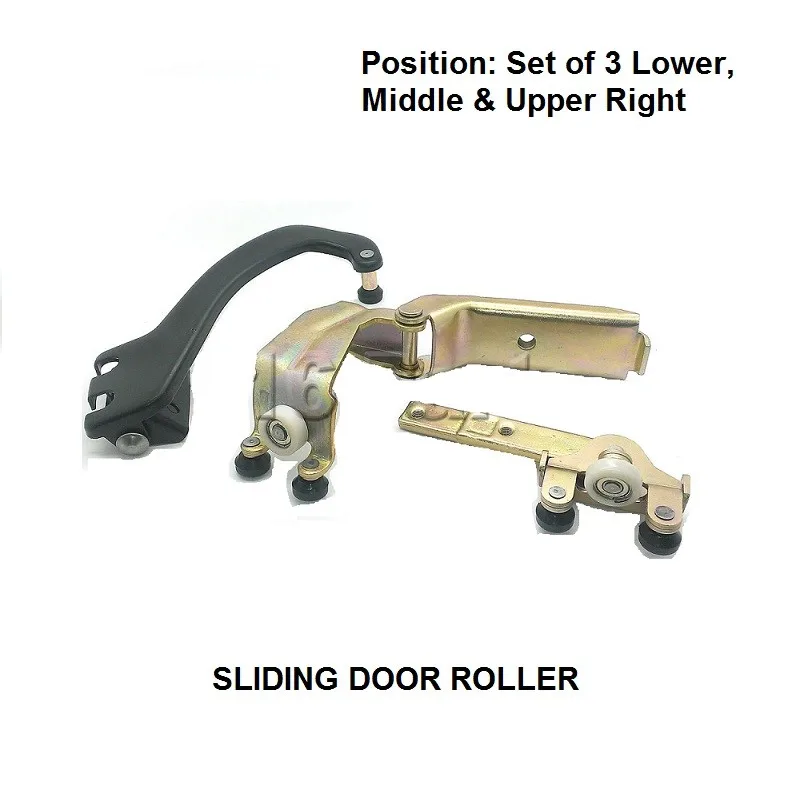 

FOR MERCEDES VIANO 1996-2003 SET 3 RIGHT SIDE SLIDING DOOR ROLLER COMPLETE NEW