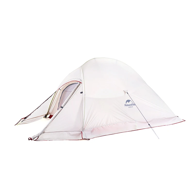 20D Gray with skirt Naturehike Cloud Up 2 обновленная версия палатки для кемпинга самостоятельные отдельно стоящие палатки сверхлегкие уличные 2 человека палатки для кемпинга NH15T002-T - Цвет: 20D Gray with skirt