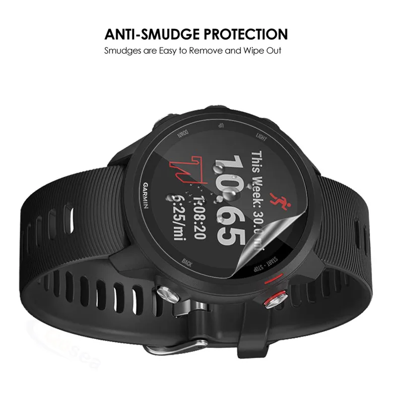 Qosea (3 шт) для Garmin Forerunner 245 Music screen Protector Ультратонкий 945 645 45 S Взрывозащищенный