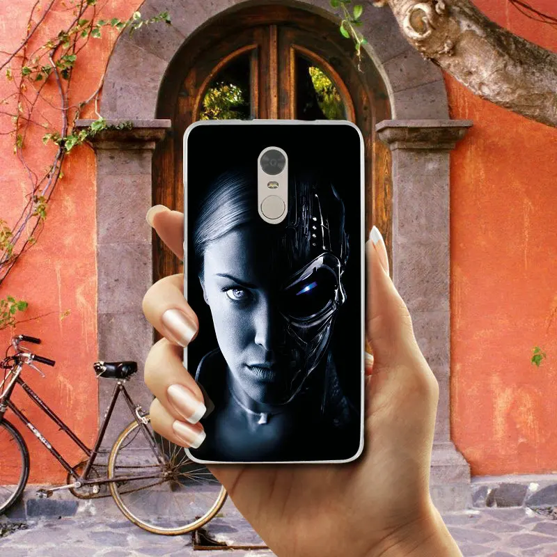 The Terminator Slim Silicone Soft TPU Phone Cases for Xiaomi Redmi Mi Note 2 3S 4X 4A 6 5 5S 5A 8 A1 Pro Plus Max Shell | Мобильные