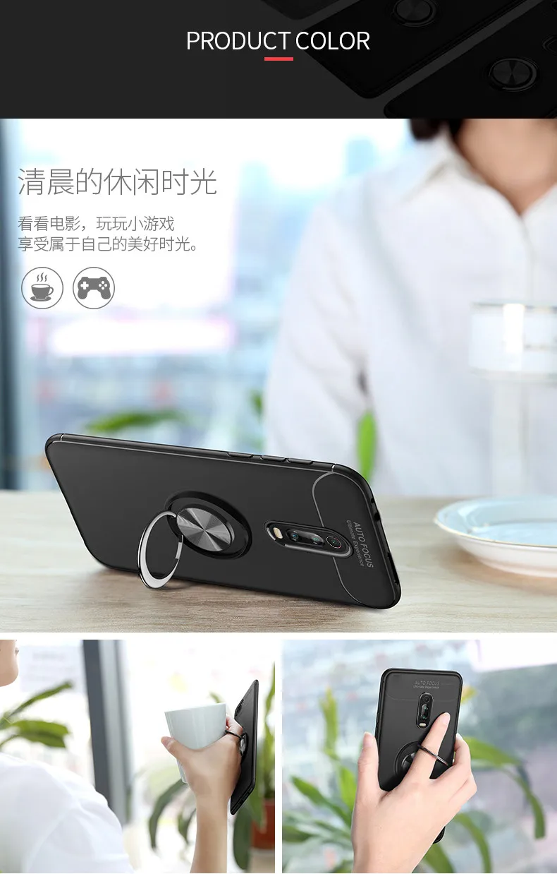 Роскошный защитный чехол для Xiaomi mi 9 T, чехол с магнитным кольцом, силиконовый чехол для Xiaomi mi 9T mi 9T Pro, чехол s Fundas