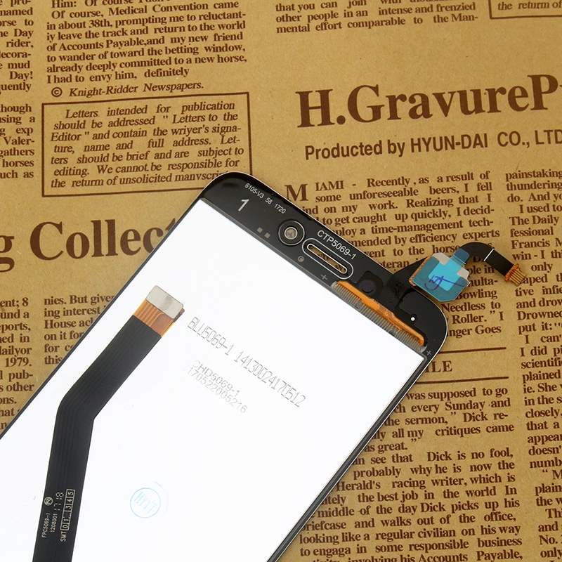 Alesser для huawei Honor 6A DLI TL20 AL10 ЖК дисплей сенсорный экран + рамка в сборе запасные части