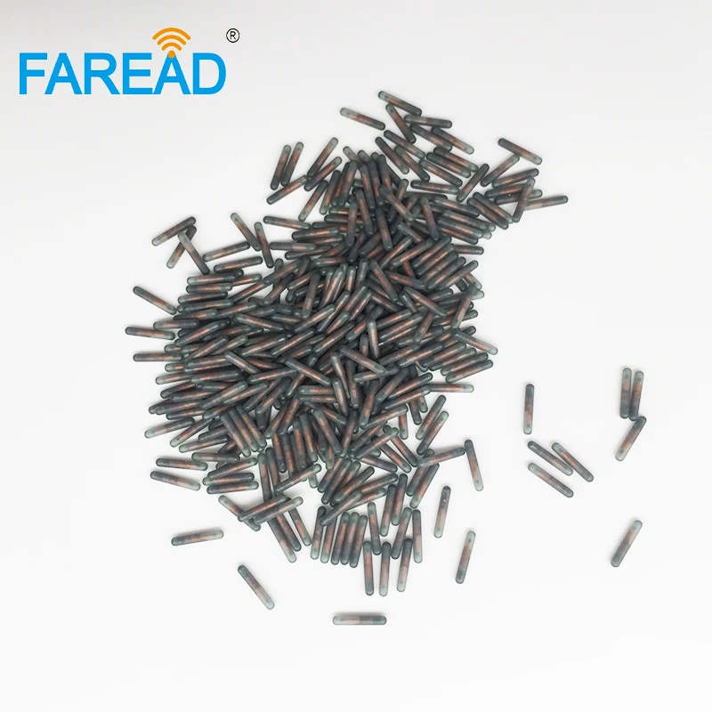 X100pcs микро транспондер 1 25x7 мм 134 2 кГц низкочастотный ISO11784/5 FDX B микрочип