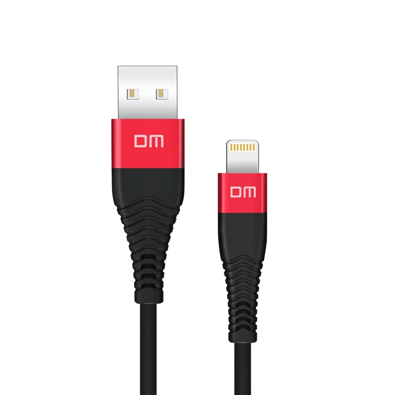 DM USB кабель для iPhone x xr xs зарядный кабель для iPhone 8 7 6 6s plus USB кабель для передачи данных Телефонный Шнур адаптер