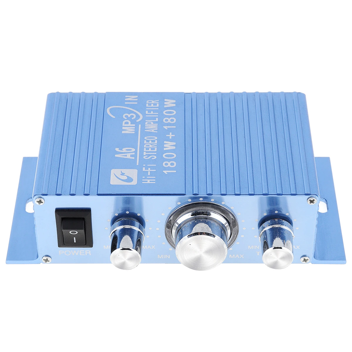 Автомобильный усилитель A6 DC12V 2,0 двухканальный MP3 Hi-Fi стерео усилитель 180 Вт 3,5 мм AUX Jack для автомобиля PC Динамик CD сабвуфер для мотоцикла
