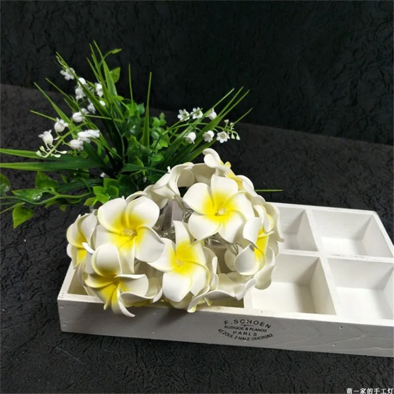 Светодиодная Цветочная Гирлянда Gardenia на батарейках Сказочная для дома стола