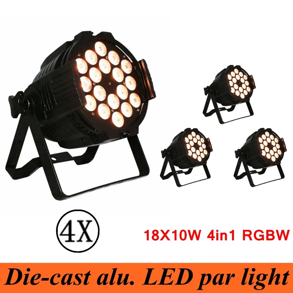 Светодиодный прожсветильник Тор Par 18x10W RGBW 4 в 1 DJ светильник Light s Wash Music Disco DMX512