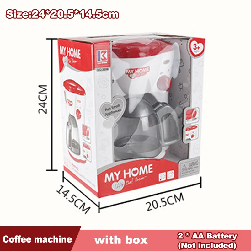4 with box QWZ розовый бытовой ролевые игры кухонные детские игрушки пылесос миксер рисоварка развивающие приспособления для девочки игрушка подарок - Цвет: 4 with box