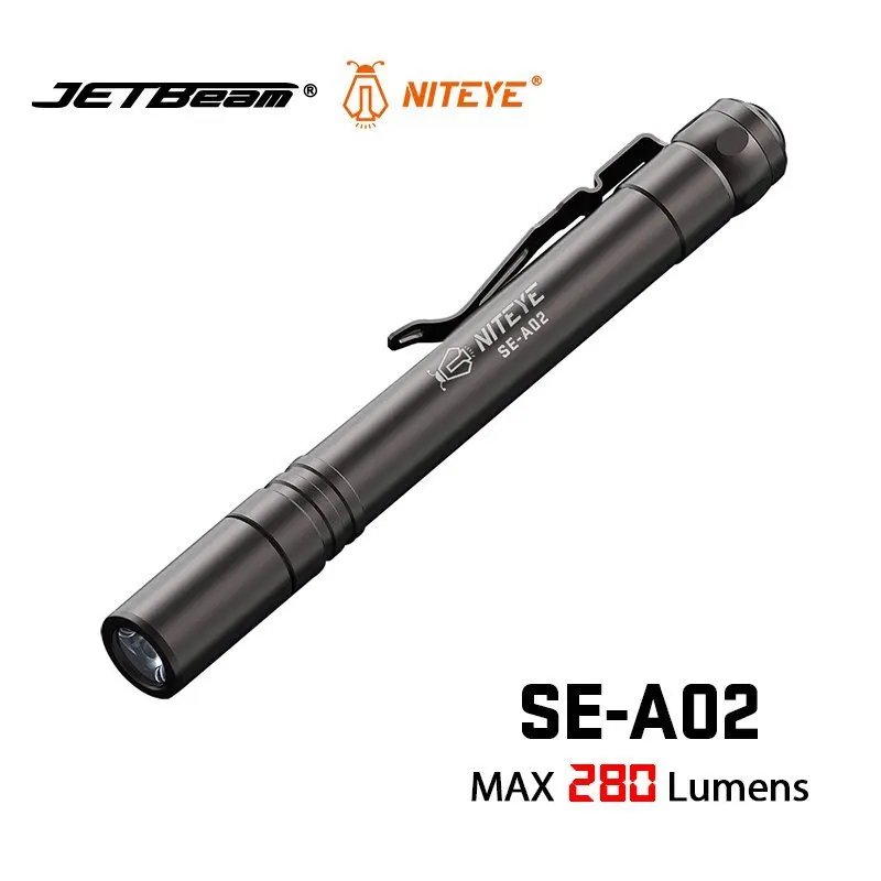 JETBEAM NITEYE SE-A02 люстра EDC CREE XPG светодиодный SMO max 280 люмен 860cd луч бросок 59 метров AAA
