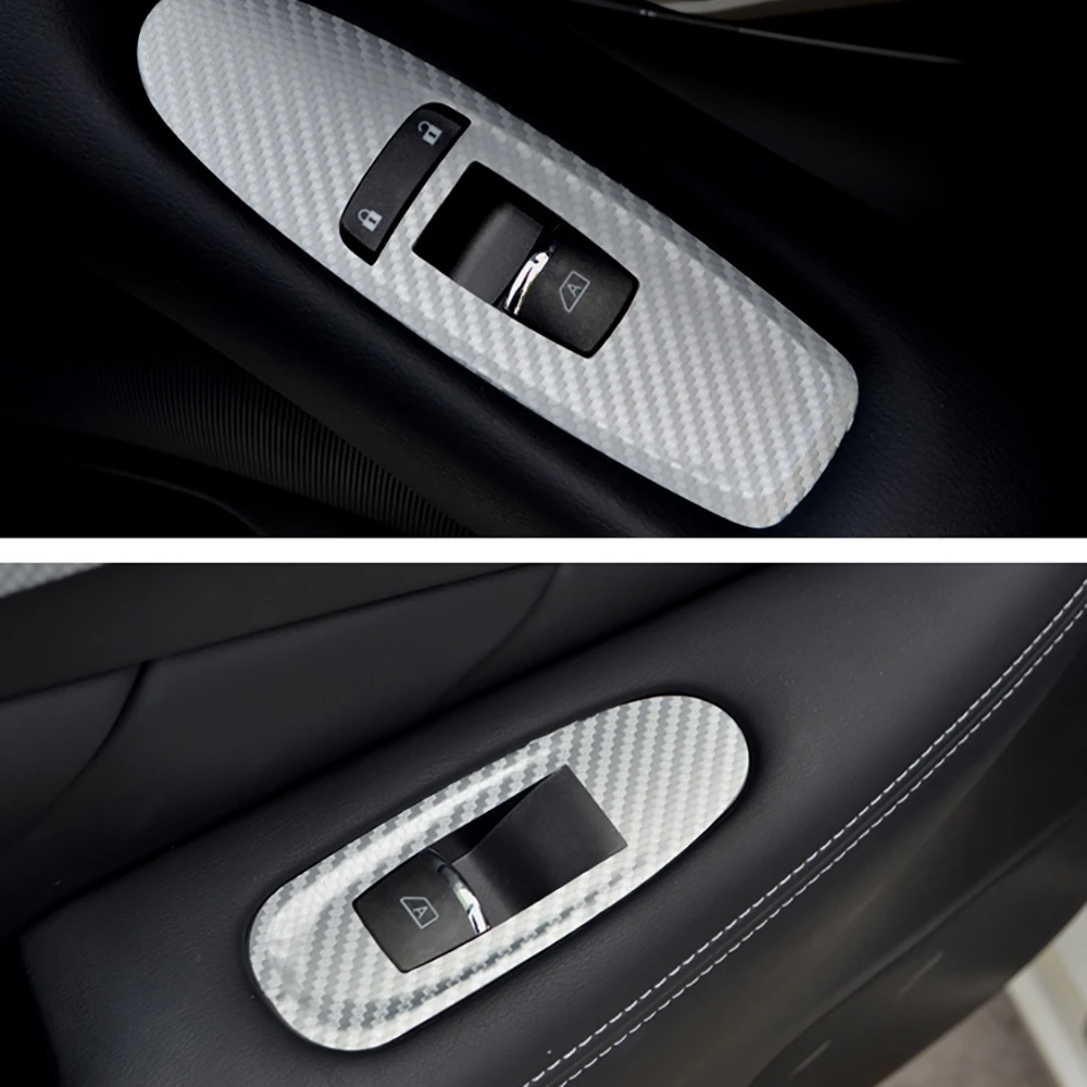 Панель переключателя автомобильного стекла отделка дверной ручки пленка из