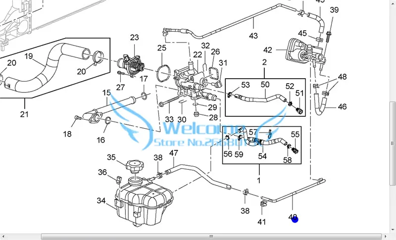 

10PCS/LOT Water pipe Throttle hard tube Kettle pipe for Chevrolet cruze 1.6 Hideo OPEL ASTRA H INSIGNIA A ZAFIRA B
