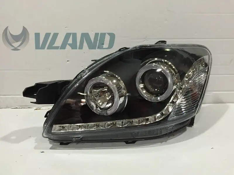 Автомобильный головной светильник VLAND от производителя для Vios, светодиодный головной светильник 2008 2013 для Yaris, головной светильник с ксеноновыми линзами для проектора