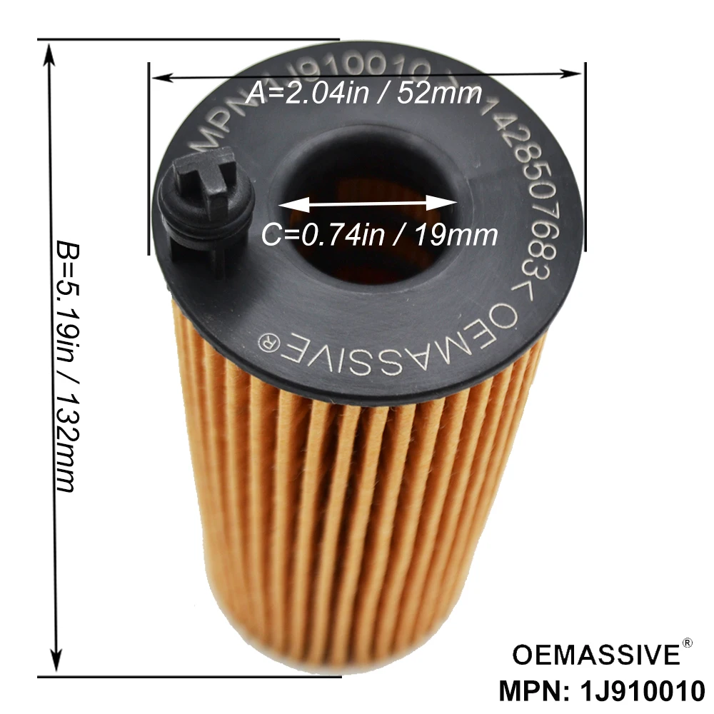 Пять (5) 11428507683 масляные фильтры двигателя для Toyota AVENSIS VERSO BMW 420d 425d 430d 435d F20 F21 F22 F25 F26