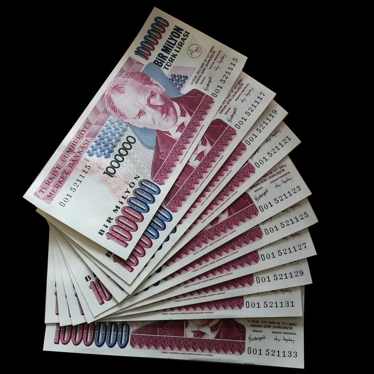 Турция 1000000 один миллион Лира 1970 (2002) P 213 UNC оригинальный note world Europe коллекционные