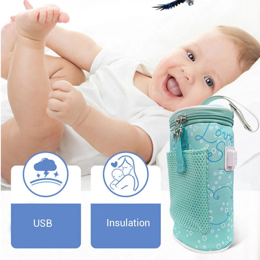 Сумка для подогрева детских бутылочек Портативная USB-зарядка Детская Бутылочка