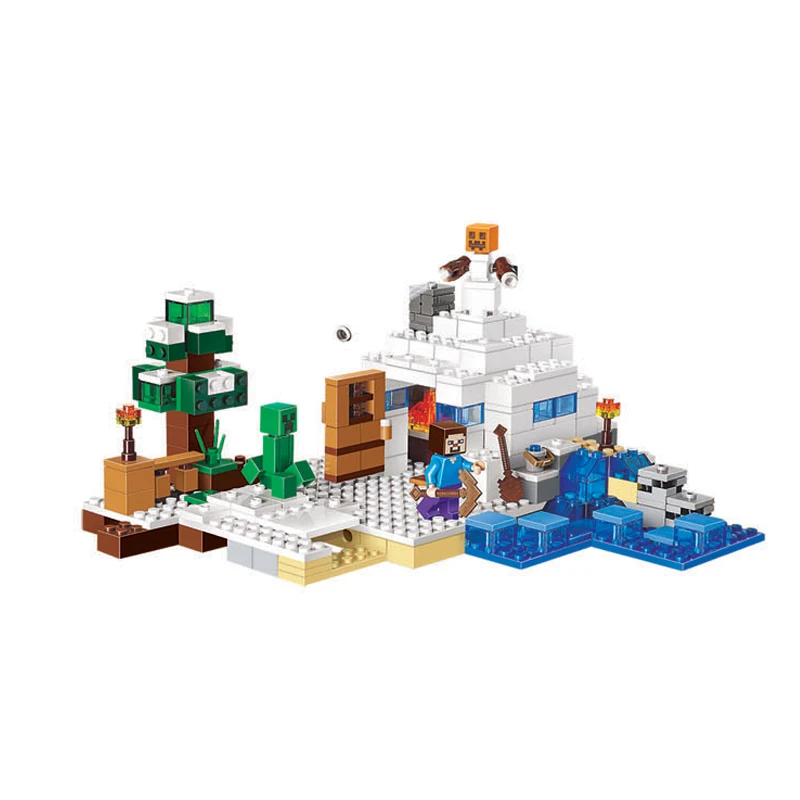 Бела 10469 Совместимость Legoe лего Minecrafte мой мир зомби 2018 новое здание Конструкторы