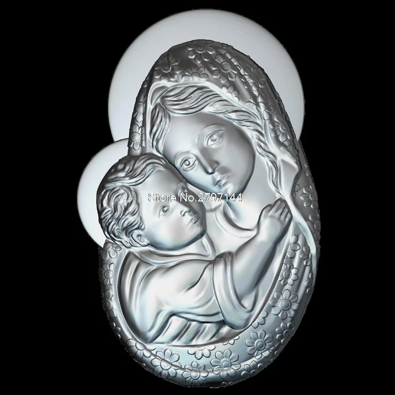 

St_Maria 3D модель, рельеф фигурка в формате STL 3d модель, рельеф для ЧПУ в формате STL