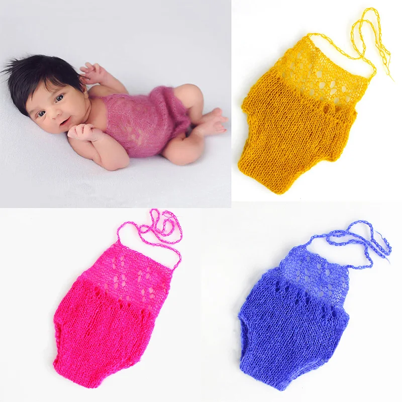 Реквизит для фотосъемки новорожденных Детское Боди карамельных цветов