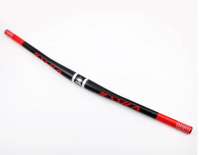 red 720 straight Удлиненные Рули JESSICA, руль в форме ласточки, 720 мм, прямая ручка, 720 мм, ультра-светильник, высокая интенсивность, для кросса - Цвет: red 720 straight