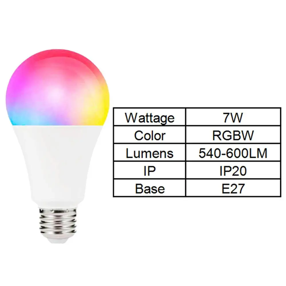 Boaz 7W Wifi Control Light Smart Bulb E27 Voice Alexa Echo Google Home IFTTT Tuya 3pcs | Лампы и освещение