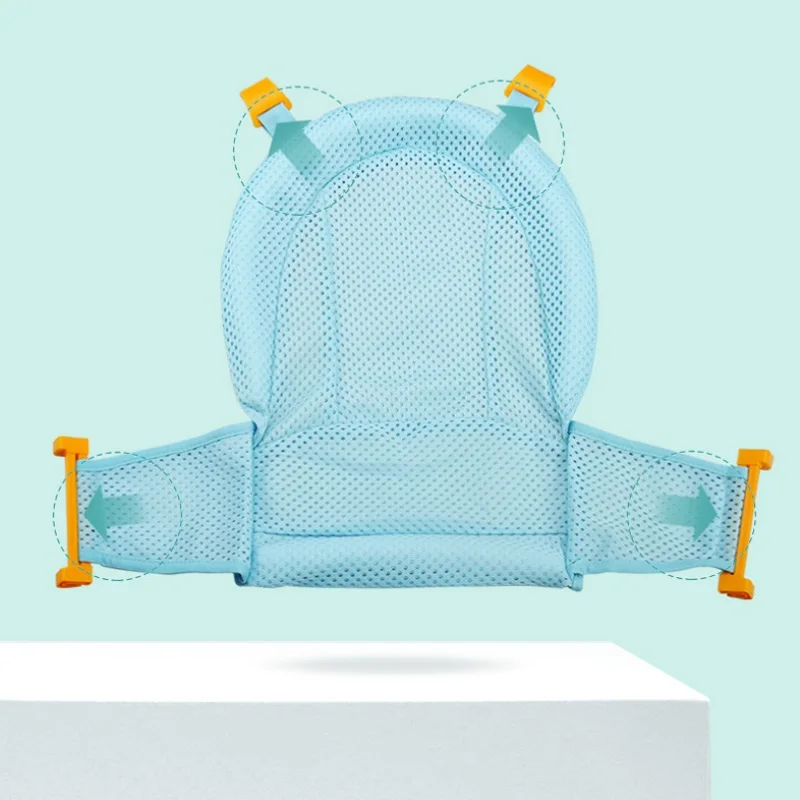 Baby Bathing Pad Shower Bath Tub Pad Seat Support Mat Foldable Infant Anti-Slip Soft Bathtub Pillow Newborn Seat Cushion tub pad
