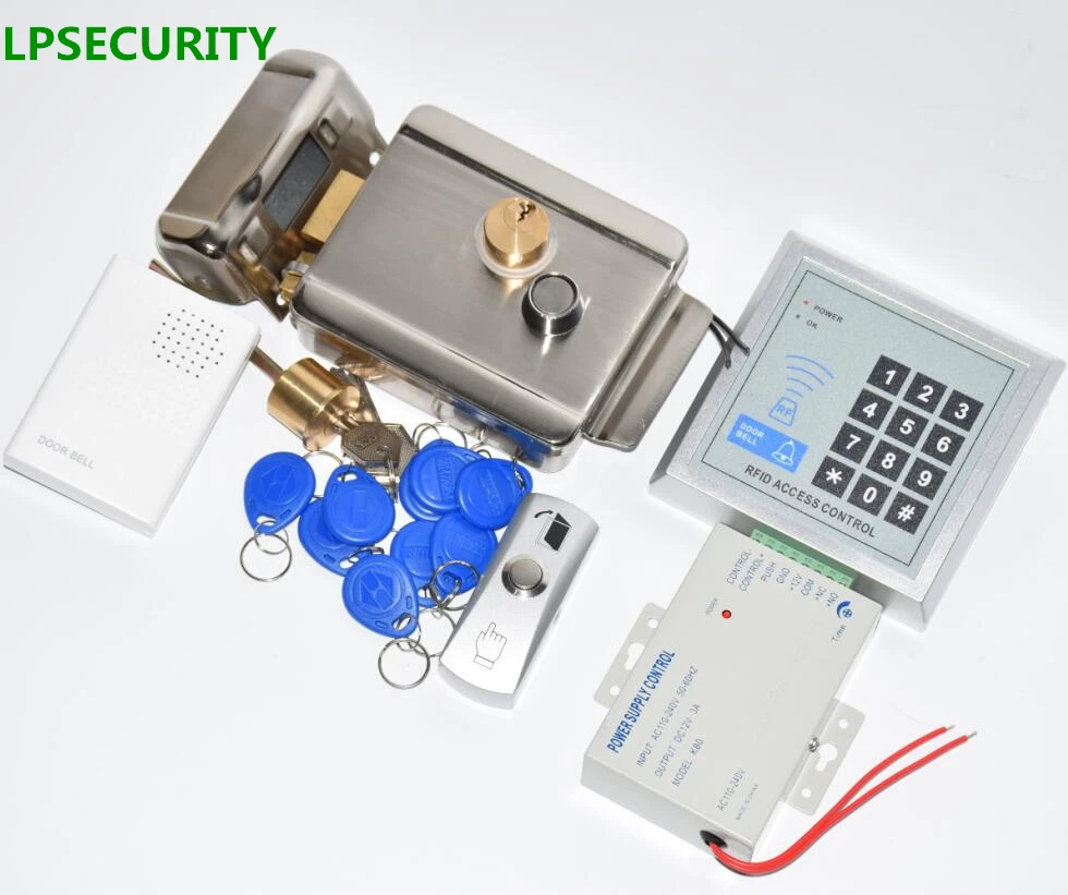 LPSECURITY RFID система контроля допуска к двери комплект с блокировкой клавиатуры +