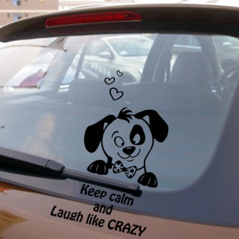 Милые собачьи наклейки на стену сохраняющие спокойствие и смех сумасшедшие 424