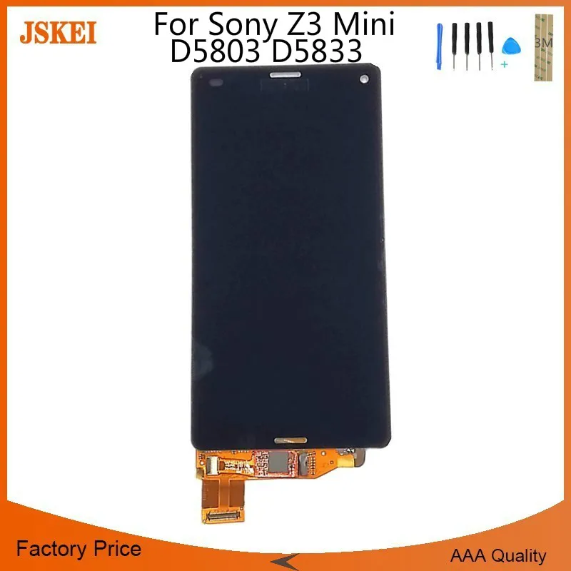 4 6 дюйма для Sony Xperia Z3mini Compact D5803 D5833 ЖК дисплей дигитайзер в сборе Быстрая доставка