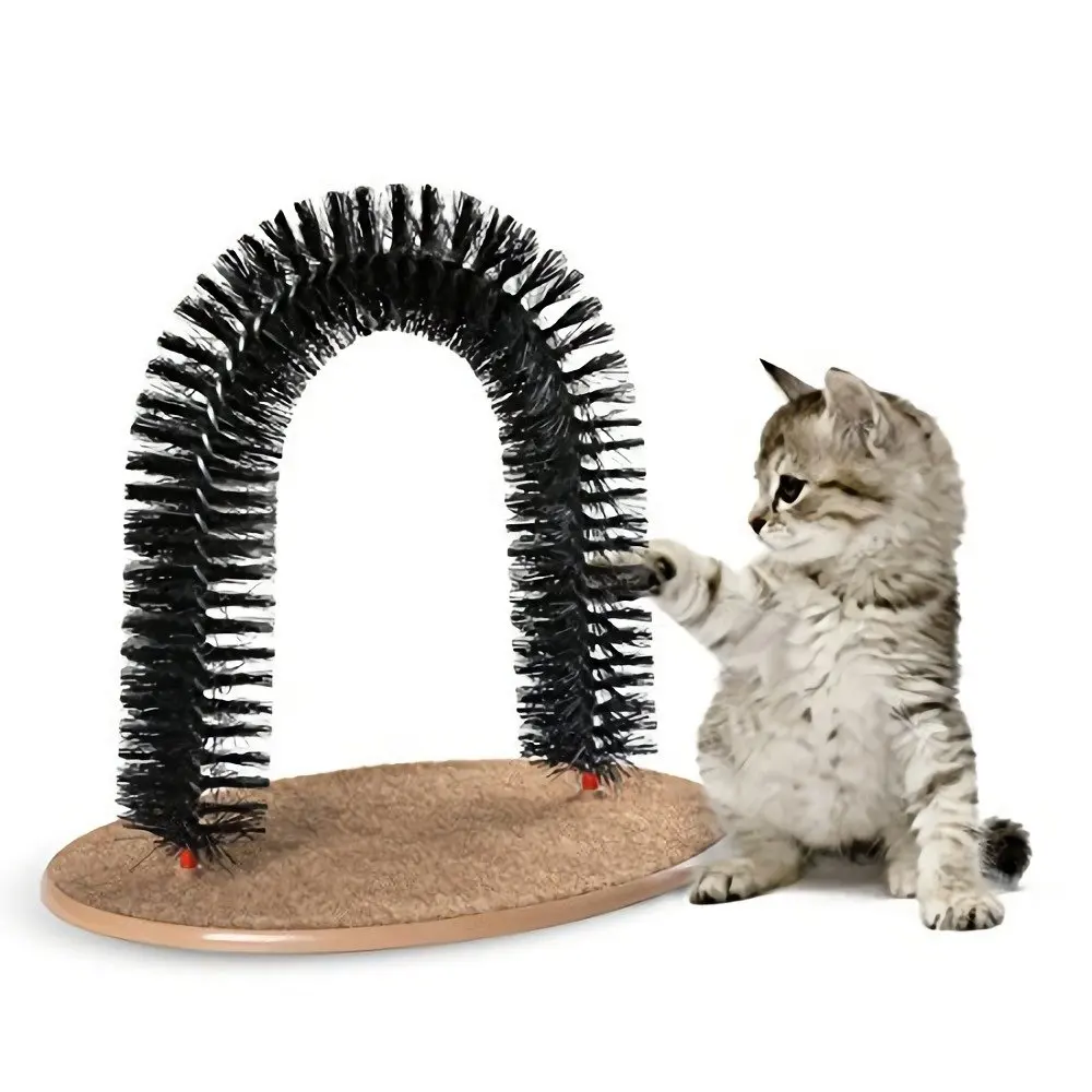 Массажная игрушка для кошек Arch Self Groomer и щенков груминга игрушечная щётка с