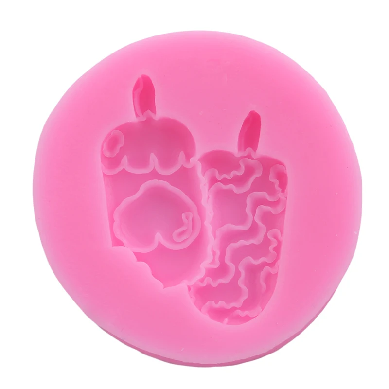 1 шт. силиконовый Flying Goose Love Ice Cream Vormige Fondant Siliconen Mallen chocolad животные конфеты