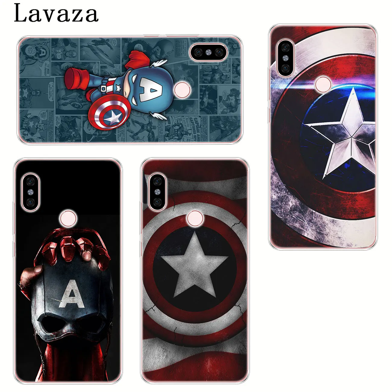 Чехол для телефона Lavaza Captain America shield Marvel Xiaomi MI 9 9T A3 PRO CC9 CC9E 8 A2 Lite SE A1 pocophone f1 6 6X 5S 5X MAX 3