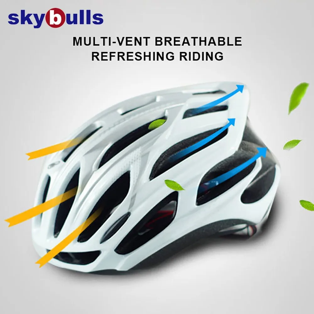 Skybulls новинка 2019 интегрированные дорожные велосипедные шлемы MTB спортивные