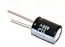 100 шт., электролитический конденсатор, 400 В, 33 мкФ, 16x23 мм, лучшее качество, новый оригинал