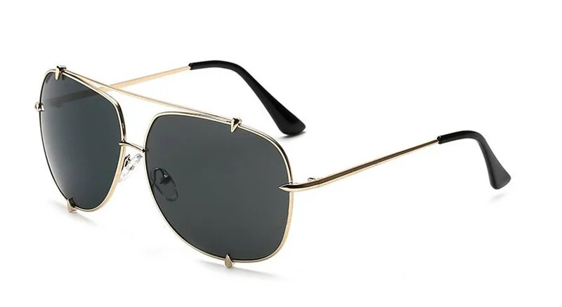 C1 Gold Gray Emosnia, унисекс, пилот, Modis, солнцезащитные очки, Oculos De Sol feminino,, Роскошные, для женщин, мужчин, брендовые, дизайнерские, солнцезащитные очки, Ретро стиль, UV400 - Цвет линз: C1 Gold Gray