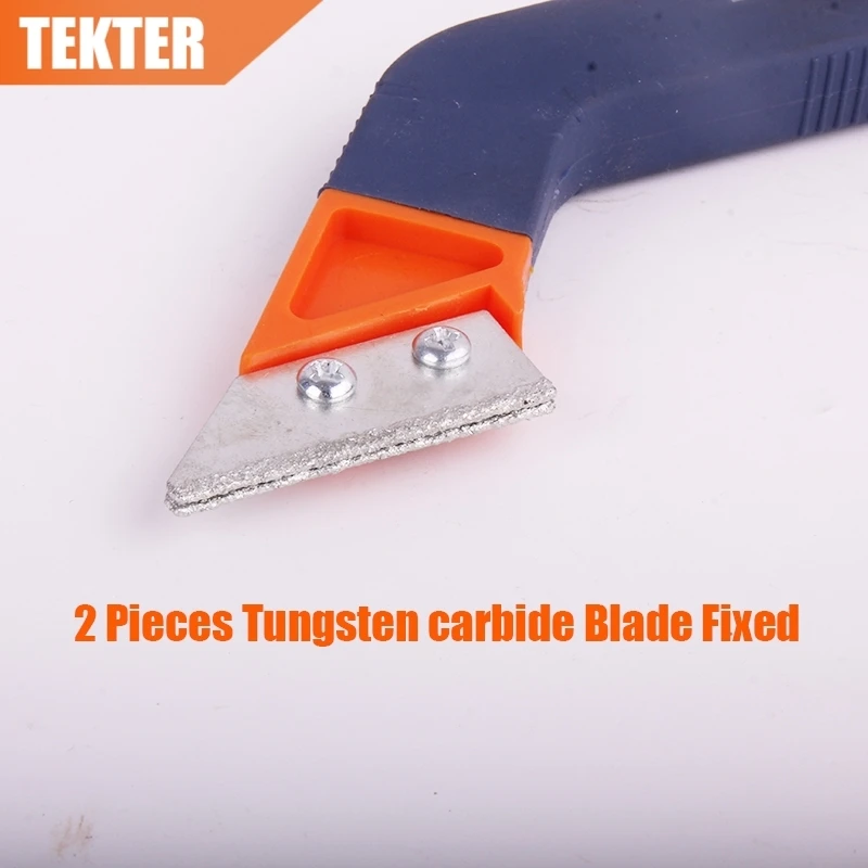 TEKTER сверхмощный затвор для удаления плитки пила грабли с 2 вольфрама карбида