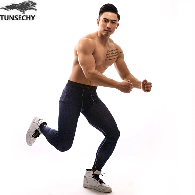 Мужские Компрессионные Леггинсы с 3D-принтом |