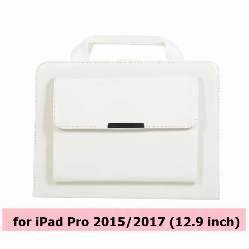 White A Чехол для iPad Pro 12,9,,,, чехол, пробуждение сна, умная кожаная сумка, мягкий чехол, для iPad Pro, 12,", Чехол, kimTHmall - Цвет: White A