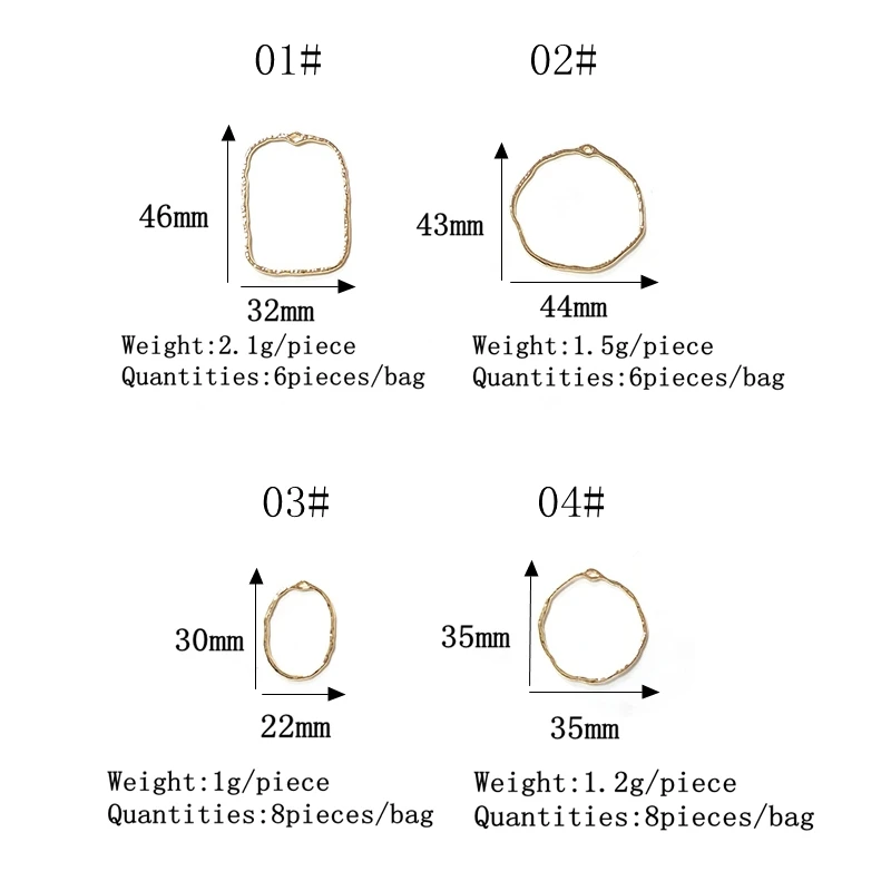 Мода 43 мм 46 35 30 цинковый сплав золотой круглый пористый соединитель Подвески Linker