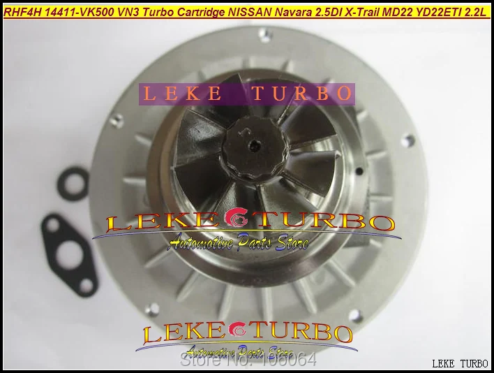 Бесплатная доставка турбокартридж Chra Core RHF4H 14411-VK500 VN3 VA420058 VB420058 для Nissan Navara MD22 2.5L 02-