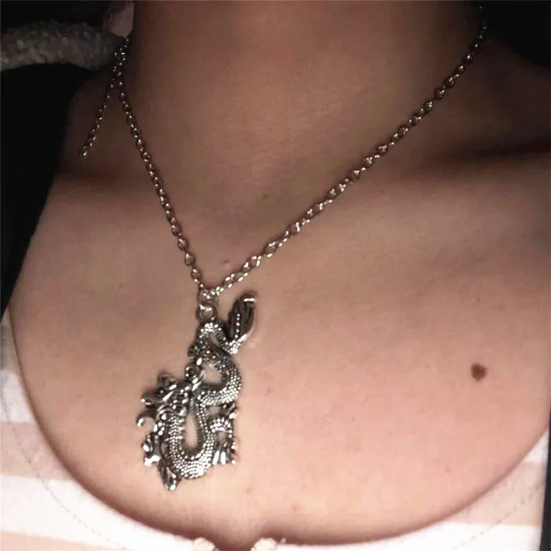 54*30 мм специальные внутренние подкладки для старинное серебро Цвет Винтаж Дракон