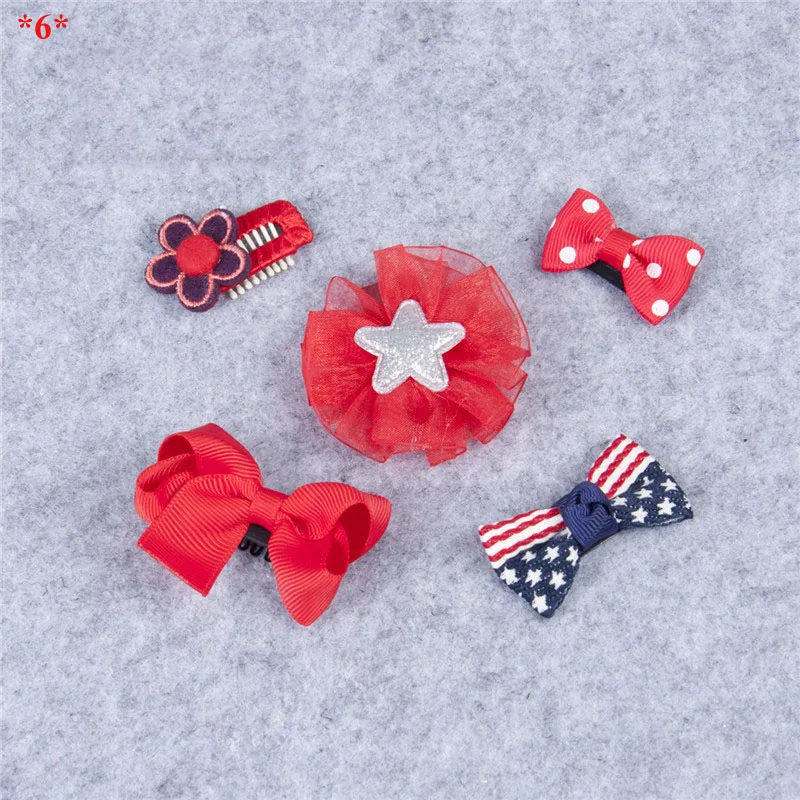 Заколки для волос с бантом маленьких девочек 5 шт./компл.|hair clip|crown hairpinkids crown |