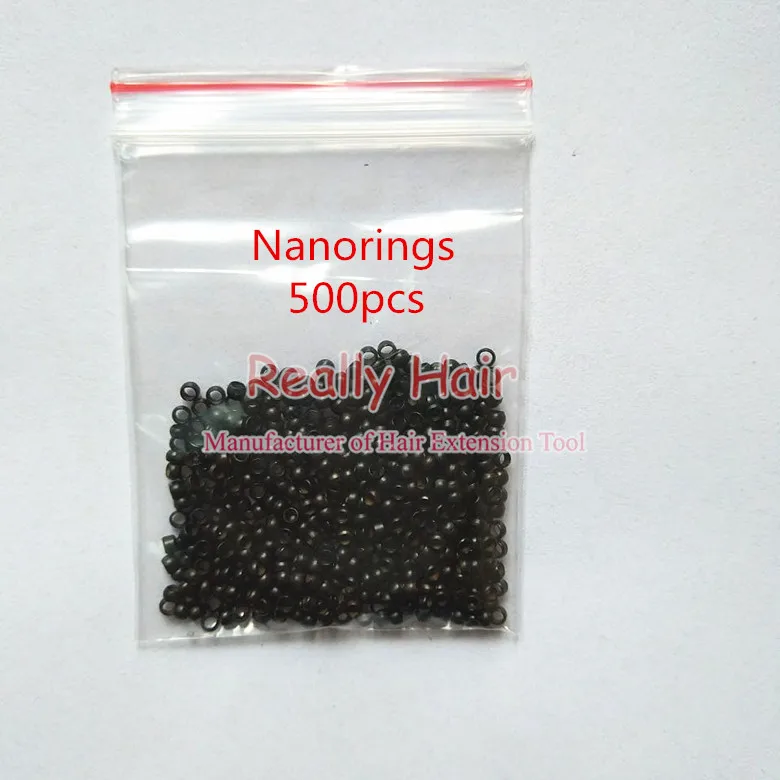 500 шт. нано-кольца+ 1 шт. нано-плоскогубцы+ 1 шт. NanoRings крючок иглы для наночастиц средство для наращивания волос наборы