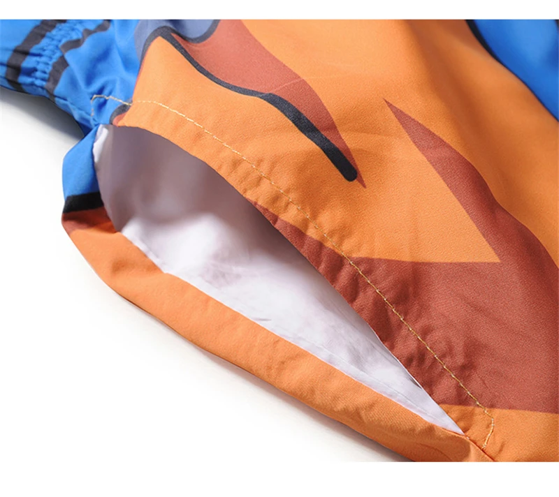 Dragon Ball NARUTO Quick Dry Swimming Shorts For Men Anime Swimwear Man Summer Bathing Beach Wear Surf Boxer Brie Swim Trunks