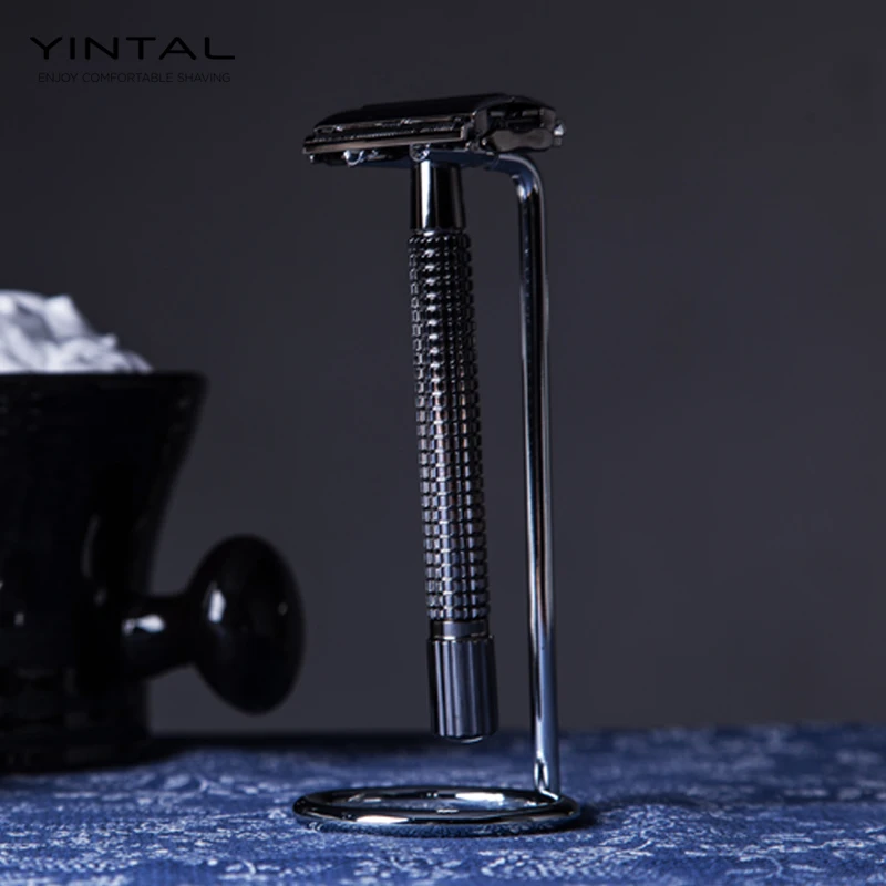 Мужская металлическая подставка бритвы бритвенная основа хромированное