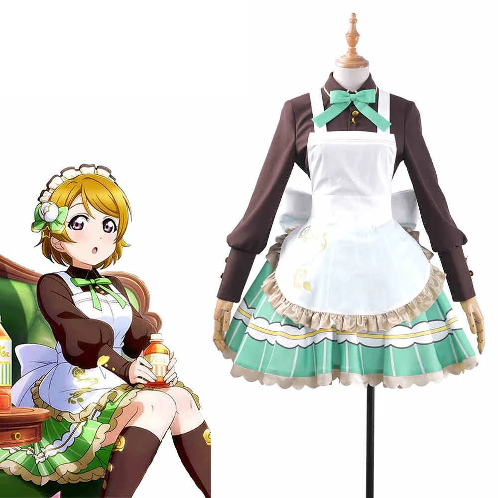 Аниме Лав Лив! Ханаё Коидзуми Чай Вечерние горничные не пробуждаются косплей