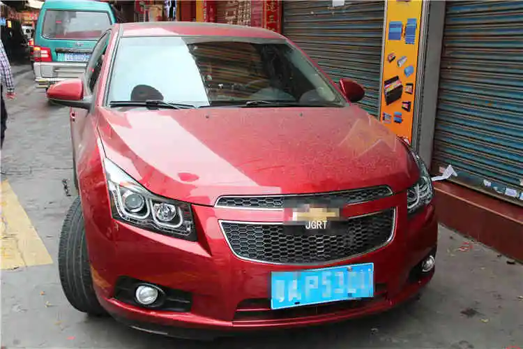 Автомобильный стиль светодиодный фары для Chevrolet Cruze 2010- для Cruze Головной фонарь светодиодный DRL Объектив двойной луч H7 HID Xenon bi xenon объектив