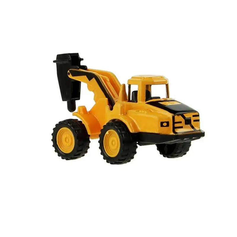 H 8 типов экскаватор раздвижной сплав модель автомобиля Детский Мужской мини-игрушка сплав инженерный автомобиль набор открытый портативный малыш играть маленькая игрушка - Цвет: H