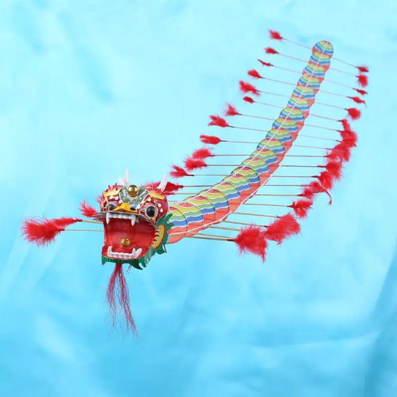 Китайский традиционный змей дракона пластиковый складной Детский 3D детская